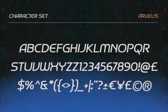 Arveus Font - Preview 2
