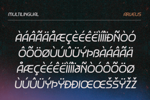 Arveus Font - Preview 3