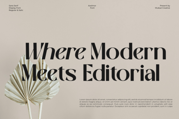 Avelmor Font - Preview 1