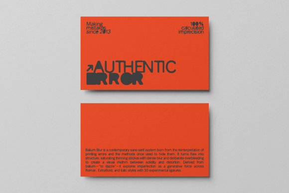 Balium Blur Font - Preview 3