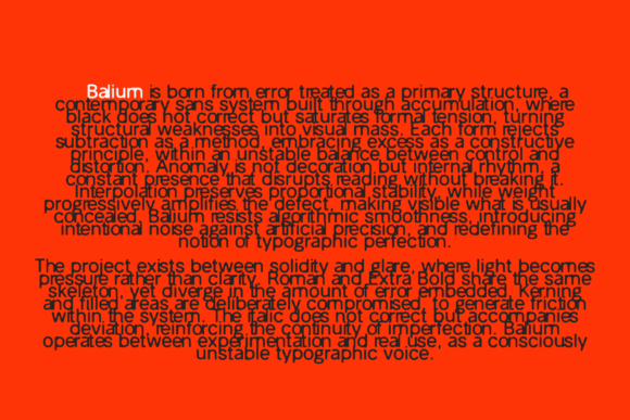 Balium Blur Font - Preview 4