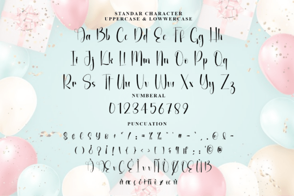 Birthday Font - Preview 6