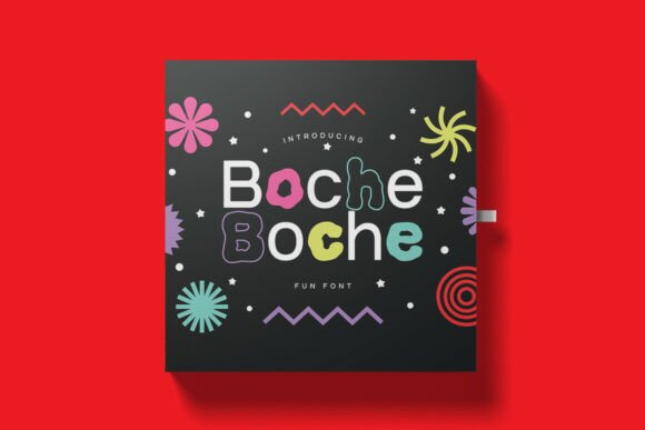 Boche Font PNG with transparent background - Preview 4