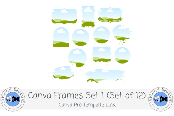 Canva Frames Set 1 (Set of 12)