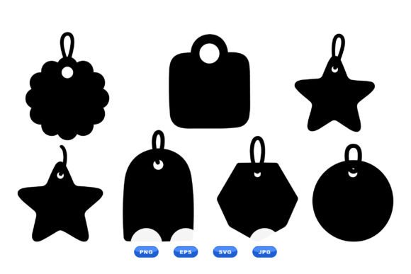 Classic Gift Tag SVG Shapes