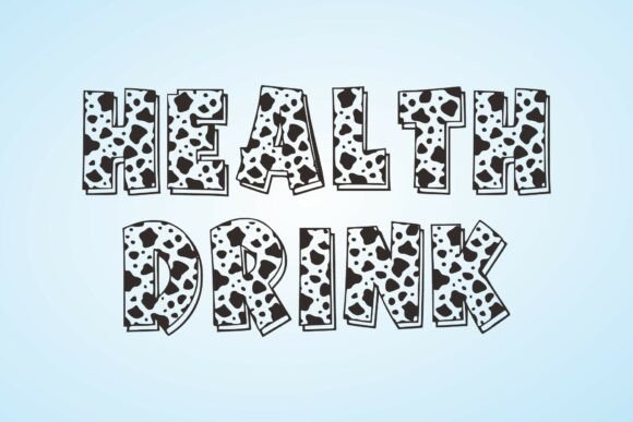 Cowboy Milky Font PNG with transparent background - Preview 1