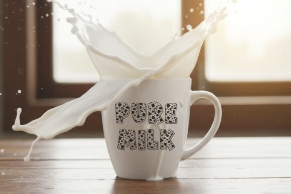 Cowboy Milky Font PNG with transparent background - Preview 3