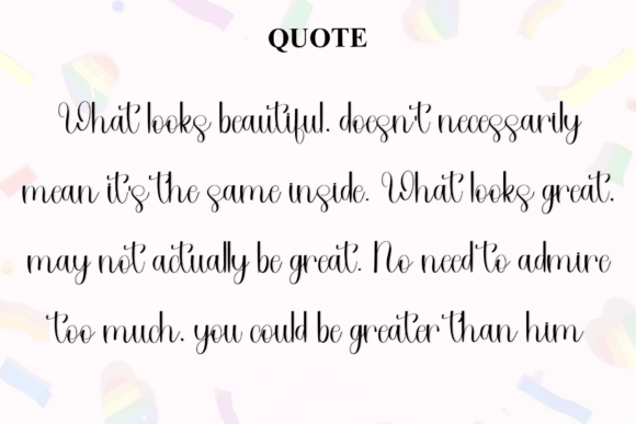 Cute Writing Font - Preview 3
