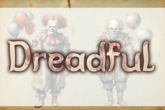 Dreadful Font - Preview 1