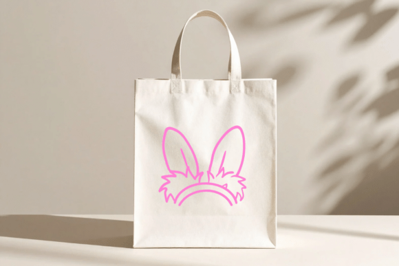 Easter Bunny Ears Doodle Font PNG with transparent background - Preview 4
