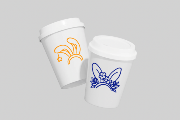 Easter Bunny Ears Doodle Font PNG with transparent background - Preview 5