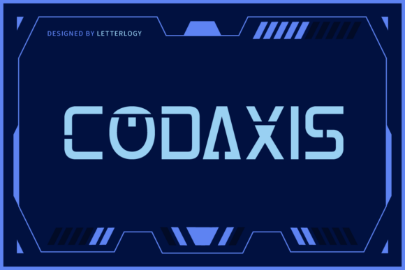 Futuristic Stencil Font - Preview 6