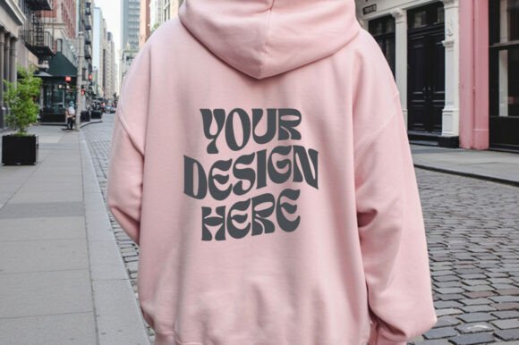 Gildan 18500 Male Hoodie Mockup