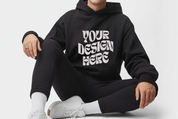 Gildan 18500 Male Hoodie Mockup