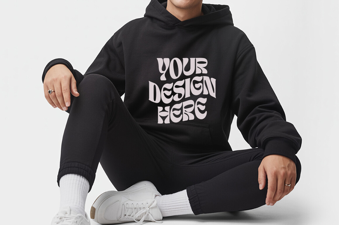 Gildan 18500 Male Hoodie Mockup