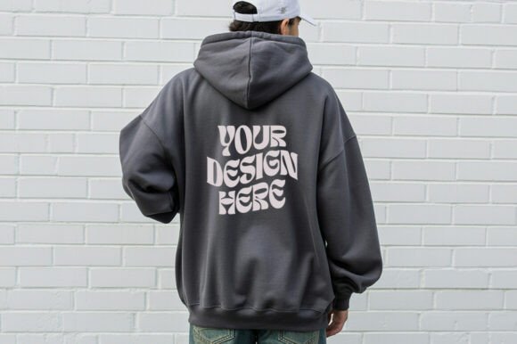 Gildan 18500 Male Hoodie Mockup