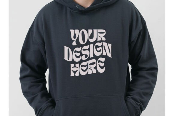 Gildan 18500 Male Hoodie Mockup