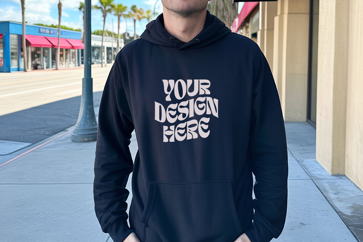 Gildan 18500 Male Hoodie Mockups