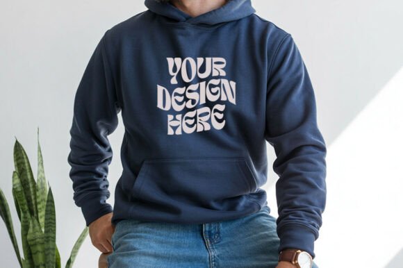 Gildan 18500 Male Hoodie Mockups