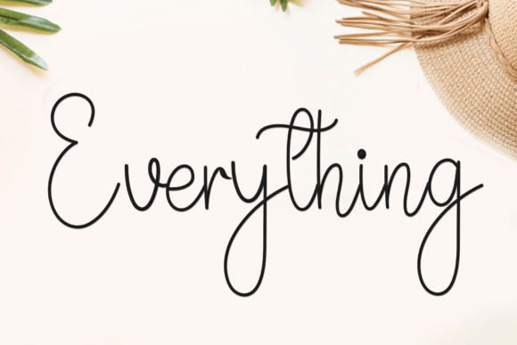 Holiday Font - Preview 4