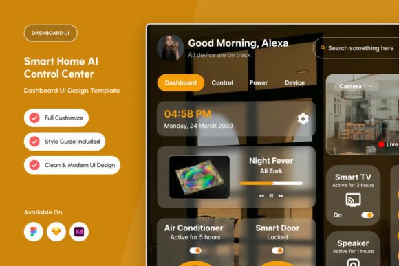 HomeNest — Unified Smart Home Command UI
