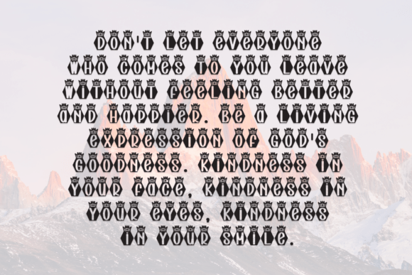 King Santa Font PNG with transparent background - Preview 5