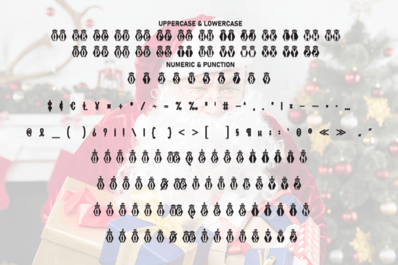 King Santa Font PNG with transparent background - Preview 6