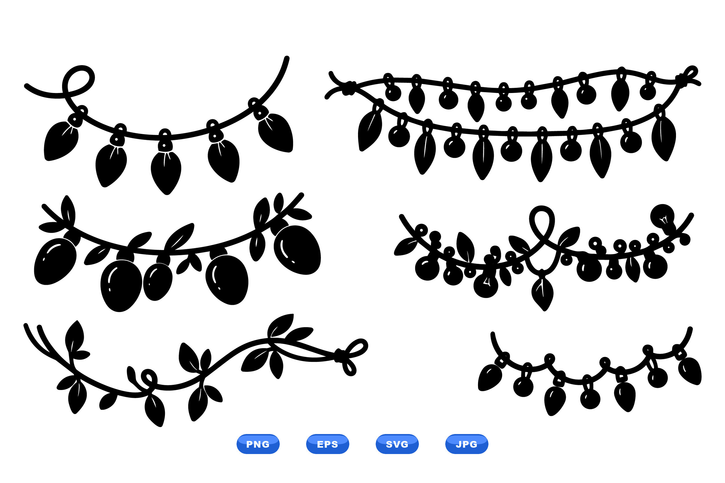 Leaf Garland SVG Collection
