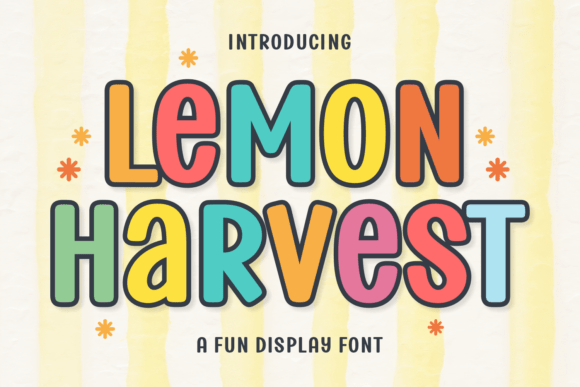 Lemon Harvest Display Font By Dito (7NTypes)