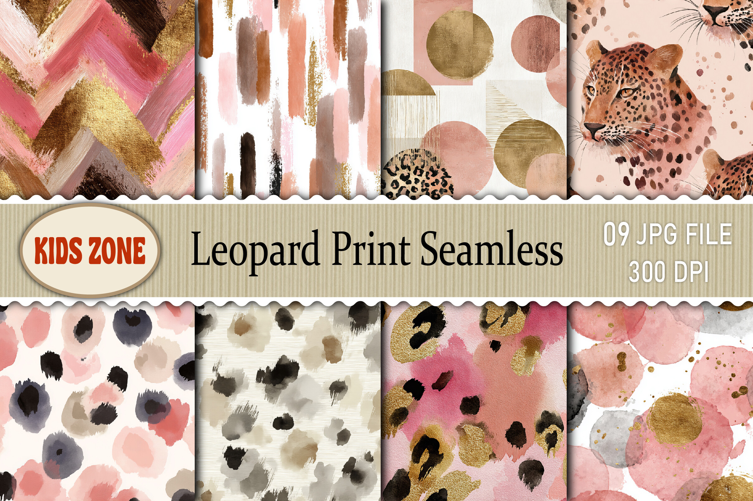 Leopard Print Seamless Graphic by KIDS ZONE · Creative Fabrica