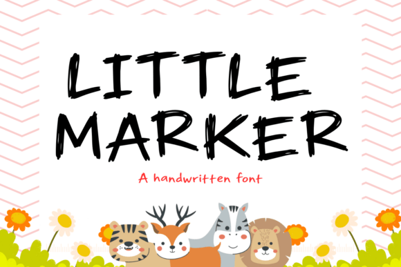 Little Marker Script & Handwritten Font By creativetacos