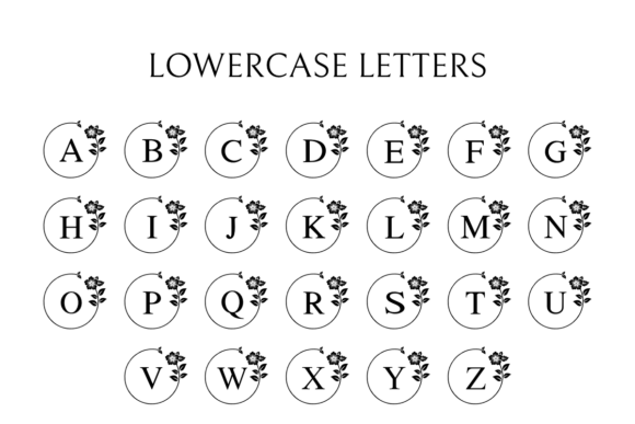 Luna Hibiscus Font PNG with transparent background - Preview 6