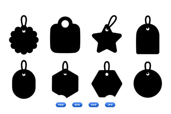 Minimal Gift Tag Shapes Pack
