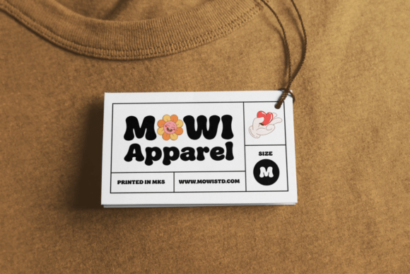 Mowi Font PNG with transparent background - Preview 2