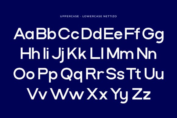 Nettizo Font PNG with transparent background - Preview 6