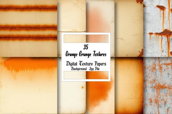 Orange Grunge Textures