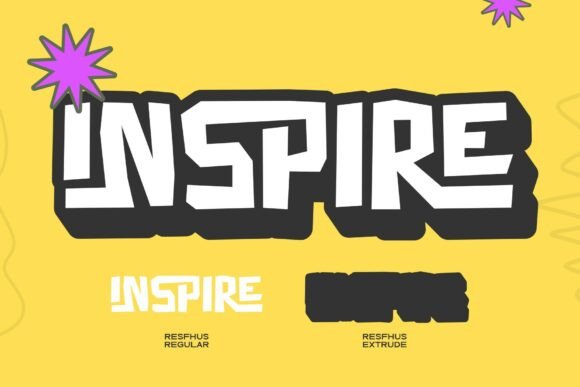Resfhus Font PNG with transparent background - Preview 5