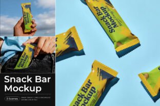 Snack Bar Pattern Snack Bar Mockup Graphic by Pitchlook · Creative Fabrica