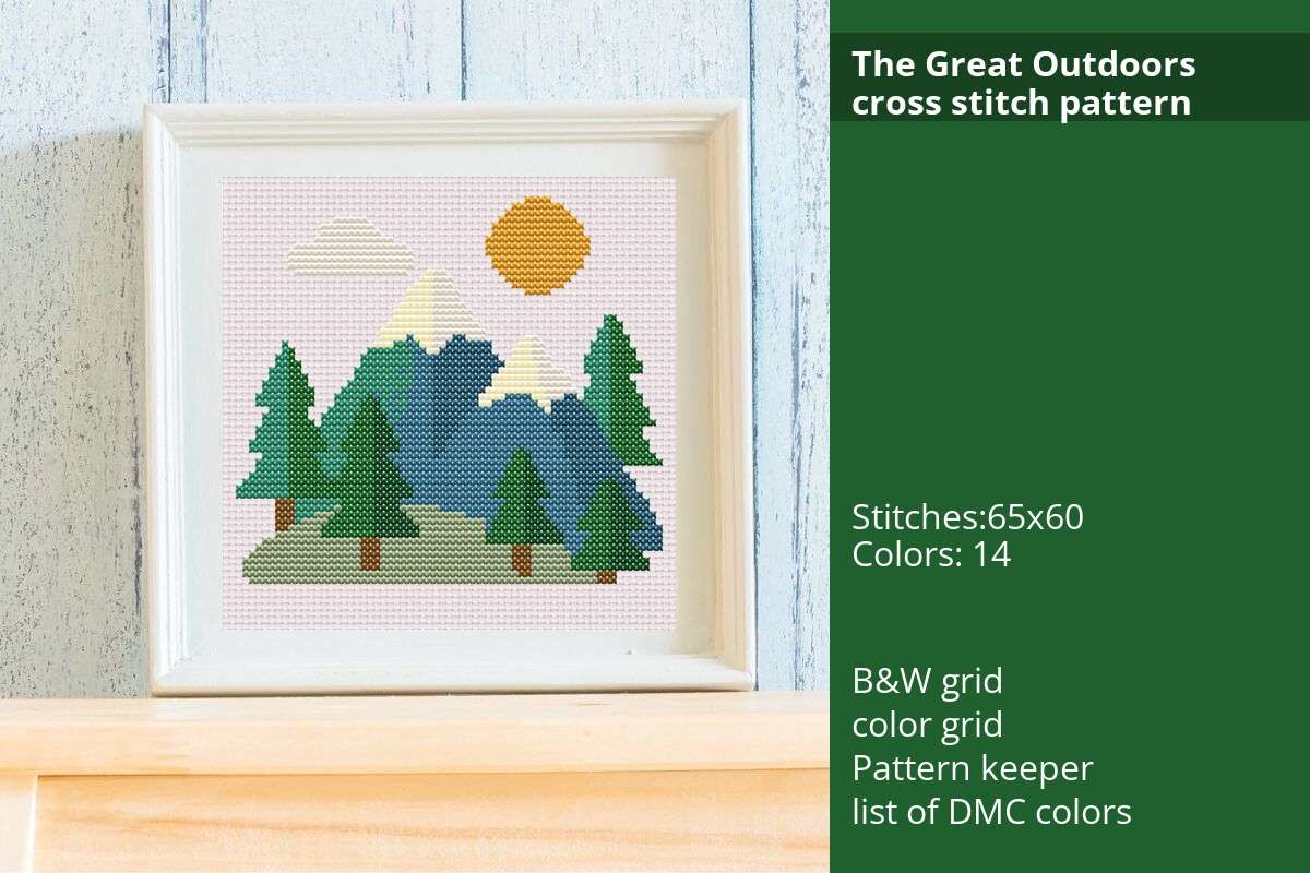 The Great Outdoors Cross Stitch Pattern