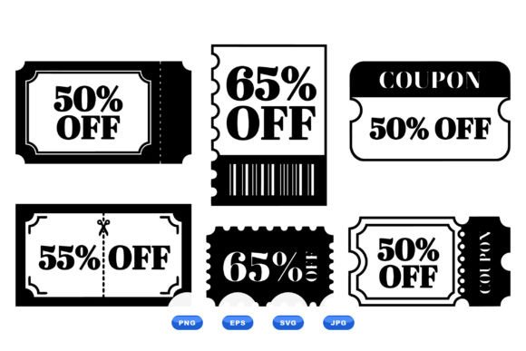 Vintage Coupon Ticket Clipart