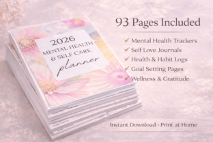 2026 Mental Health Planner Printable PDF Graphic By ModernAstic 2026 Mental Health Planner Printable PDF Graphics 143807366 2 312x208