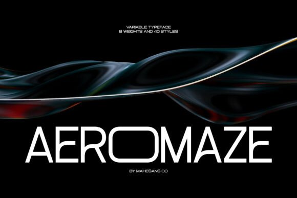 Aeromaze Font - Preview 1