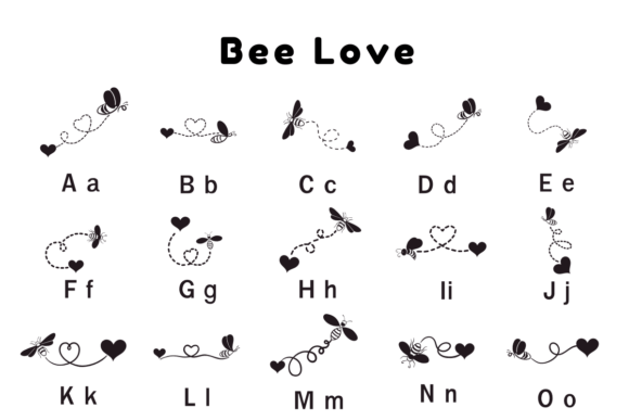 Bee Love Font - Preview 5