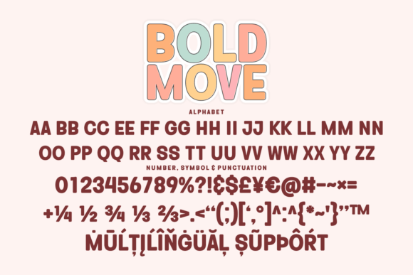 Bold Move Font - Preview 4