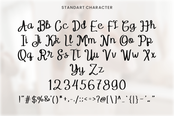 Cute Mama Font PNG with transparent background - Preview 4
