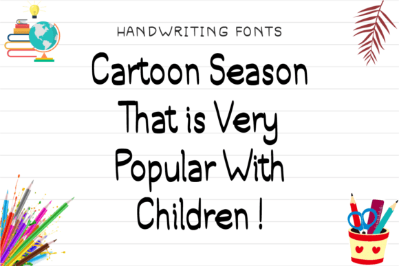 Cute Teacher Font - Preview 3