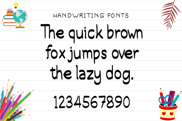 Cute Teacher Font - Preview 4