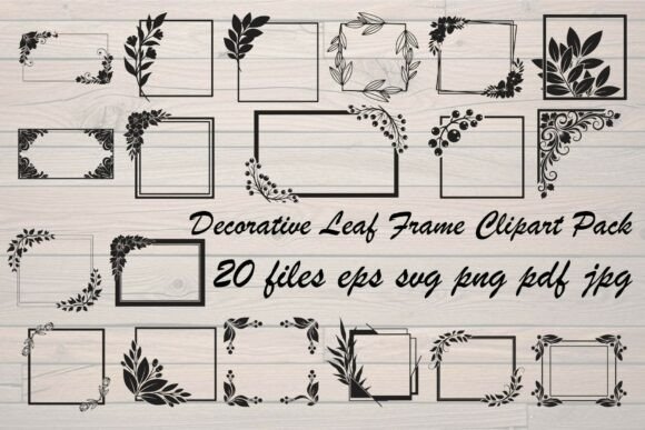 Decorative Leaf Frame