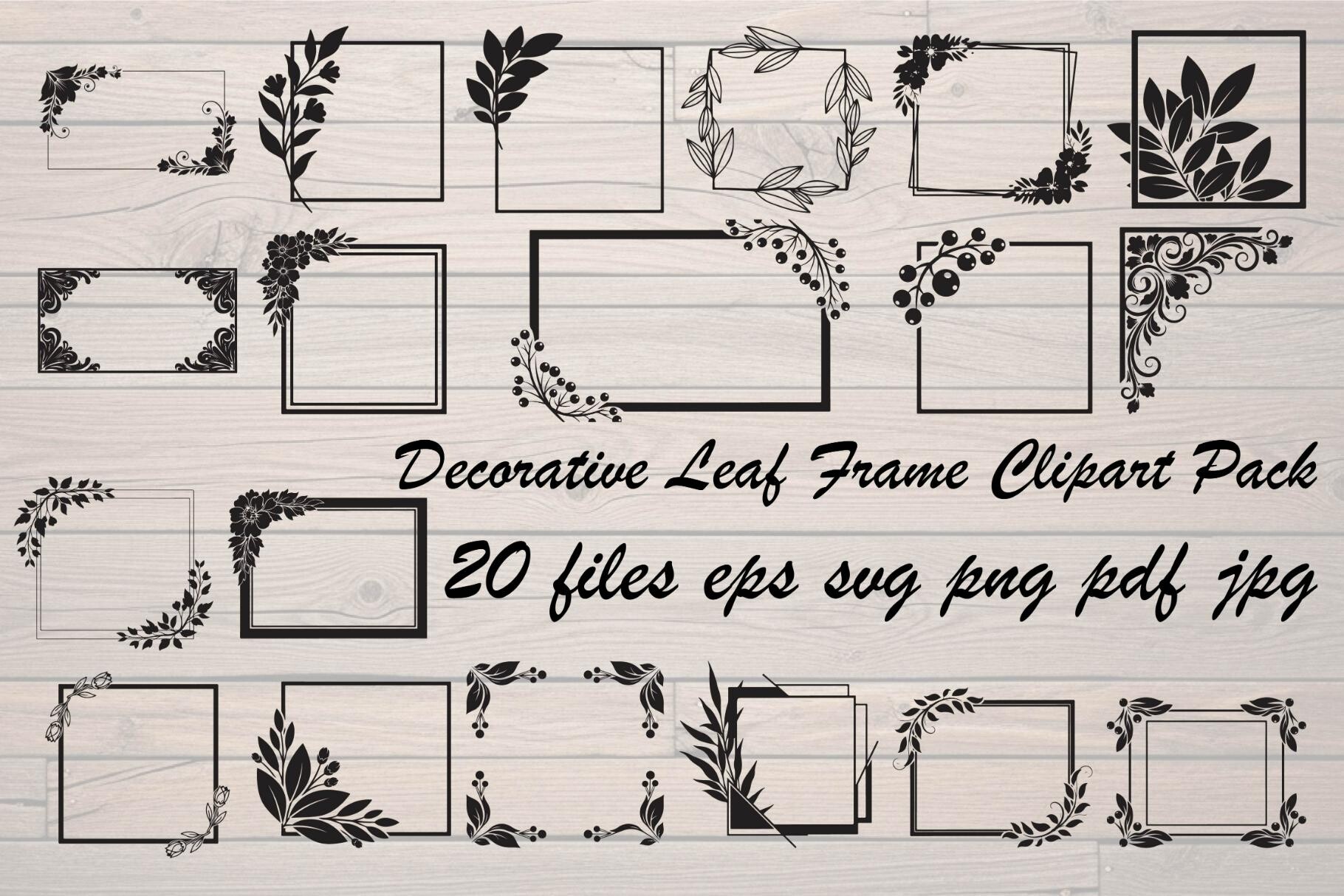 Decorative Leaf Frame