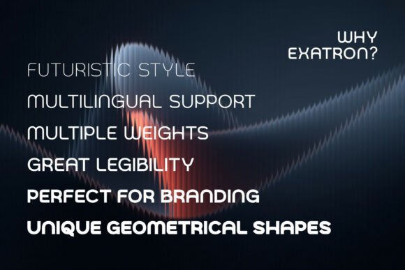 Exatron Font - Preview 4